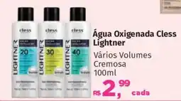 Supermercados Mateus cless Agua Oxigenada Cless Lightner oferta