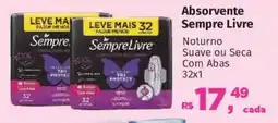Supermercados Mateus Absorvente Sempre Livre oferta
