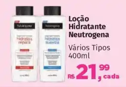 Supermercados Mateus Loção Hidratante Neutrogena Vários Tipos oferta