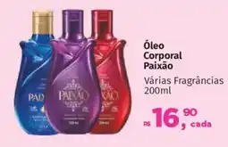 Supermercados Mateus Óleo Corporal Paixão oferta