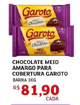 Assaí Atacadista Chocolate meio amargo para cobertura garoto oferta