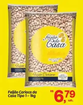 Feijão Carioca da Casa Tipo 1