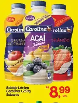 Fort Atacadista Bebida Láctea Carolina Sabores oferta