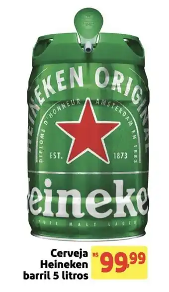Cerveja Heineken barril