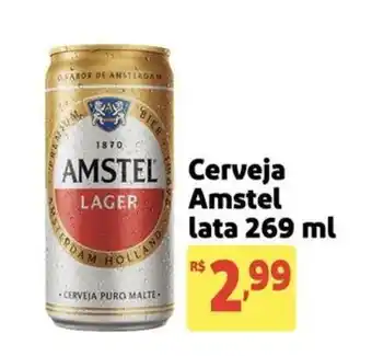 Mercado Extra Cerveja Amstel lata oferta