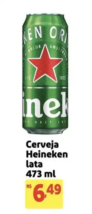 Cerveja Heineken lata