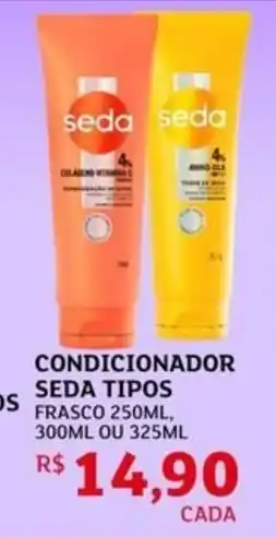 Condicionador seda tipos