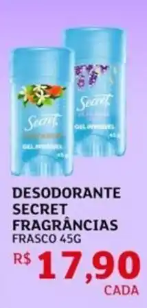 Assaí Atacadista Desodorante secret fragrâncias frasco oferta