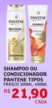 Assaí Atacadista Shampoo ou condicionador pantene tipos oferta
