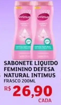 Assaí Atacadista Sabonete liquido feminino defesa natural intimus oferta
