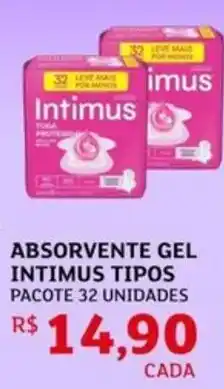 Assaí Atacadista Absorvente gel intimus tipos oferta