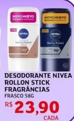 Assaí Atacadista Desodorante nivea rollon stick fragrâncias frasco oferta