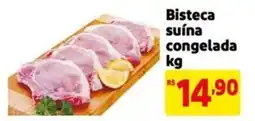 Mercado Extra Bisteca suína congelada oferta