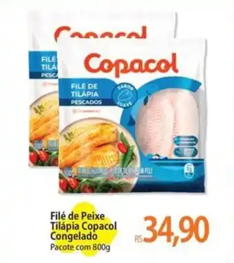 Filé de Peixe Tilápia Copacol Congelado Pacote
