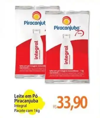 Leite em Pó Piracanjuba Integral Pacote