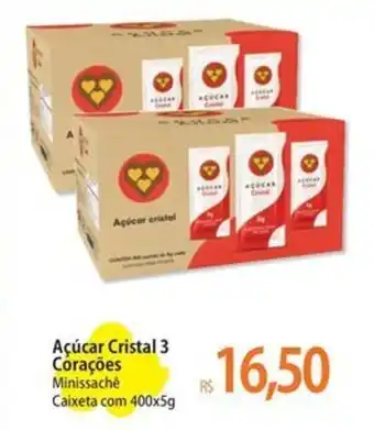 Açúcar Cristal 3 Corações