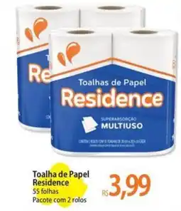 Atacadão Toalha de Papel Residence oferta