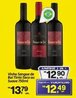 Fort Atacadista Vinho Sangue de Boi Tinto Seco ou Suave oferta