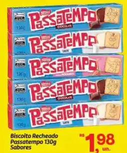 Fort Atacadista Biscoito Recheado Passatempo Sabores oferta