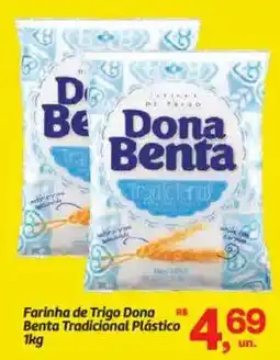 Fort Atacadista Farinha de Trigo Dona Benta Tradicional Plástico oferta