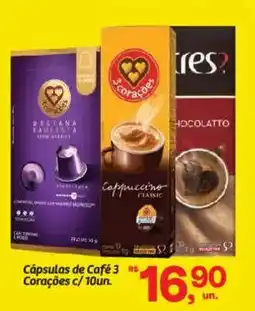 Fort Atacadista Cápsulas de Café 3 Corações oferta