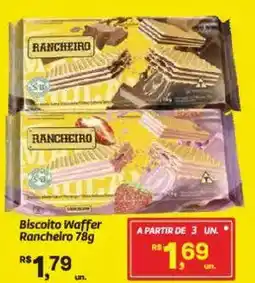 Fort Atacadista Biscoito Waffer Rancheiro oferta