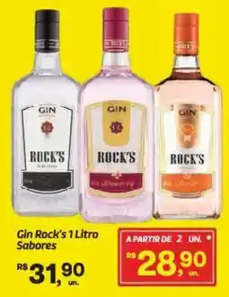 Fort Atacadista Gin Rock's Sabores oferta