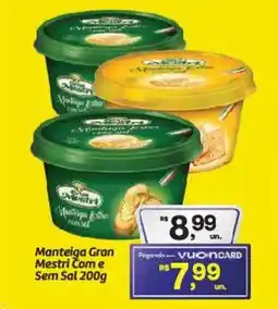 Fort Atacadista Manteiga Gran Mestri Come Sem Sal oferta