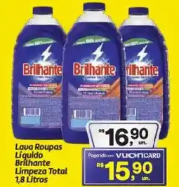 Fort Atacadista Lava Roupas Líquido Brilhante Limpeza Total oferta