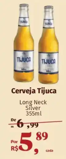 Supermercados Mateus Cerveja Tijuca Long Neck Silver oferta