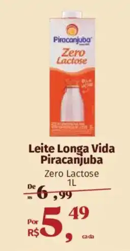 Supermercados Mateus Leite Longa Vida Piracanjuba Zero Lactose oferta