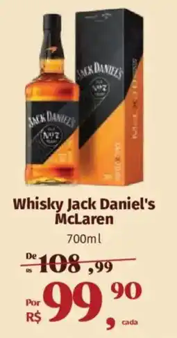 Supermercados Mateus Whisky Jack Daniel's McLaren oferta