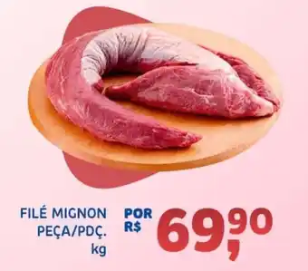 Filé mignon peça/pdc.