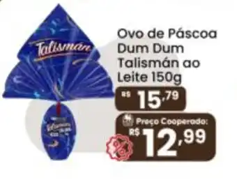 Ovo de Páscoa Dum Dum Talismán ao Leite