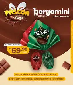 Supermercado Bergamini Ovo garoto talento oferta