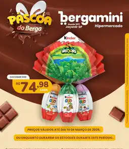 Supermercado Bergamini Ovo kinder oferta