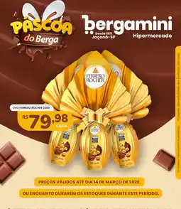 Supermercado Bergamini Ovo ferrero rocher oferta
