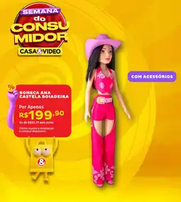 Casa e Vídeo Boneca ana castela boiadeira oferta