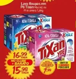 Rede Bom Lugar Lava Roupas em Pó Tixan Maciez ou Primavera oferta