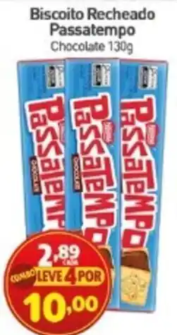 Rede Bom Lugar Biscoito Recheado Passatempo Chocolate oferta