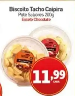 Rede Bom Lugar Biscoito Tacho Caipira Pote Sabores oferta