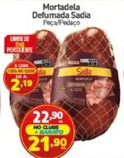 Rede Bom Lugar Mortadela Defumada Sadia oferta