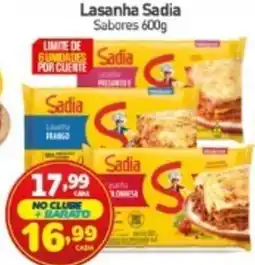 Rede Bom Lugar Lasanha Sadia Sabores oferta