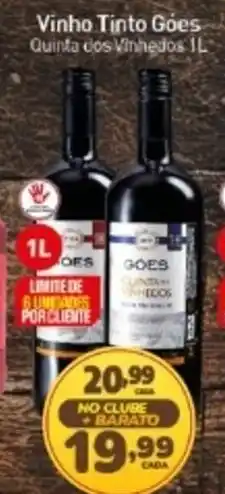 Rede Bom Lugar Vinho Tinto Goes Quinta dos Vinhedos oferta