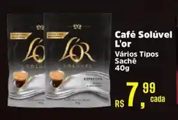 Supermercados Mateus Café Solúvel L'or oferta