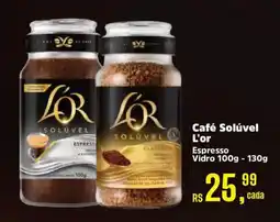 Supermercados Mateus Café Solúvel L'or oferta