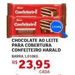 Assaí Atacadista Chocolate ao leite para cobertura confeiteiro harald barra oferta
