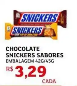 Assaí Atacadista Chocolate snickers sabores oferta