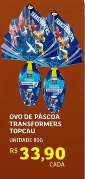 Ovo de páscoa transformers topcau unidade