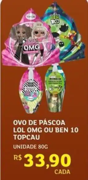 Ovo de páscoa lol omg ou ben 10 topcau